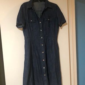 2/$15 Chadwicks Denim Dress with pockets!